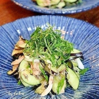 茄子の鯖缶ポン